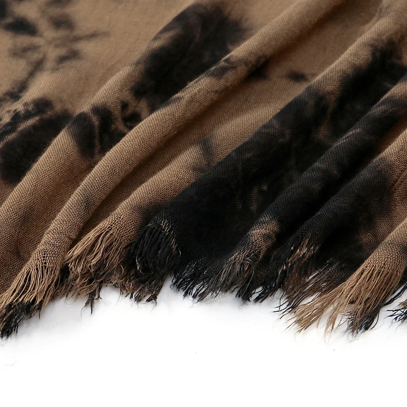 Новый окрашенный в галстук хлопок вискоза хиджаб шарф мусульманские женщины