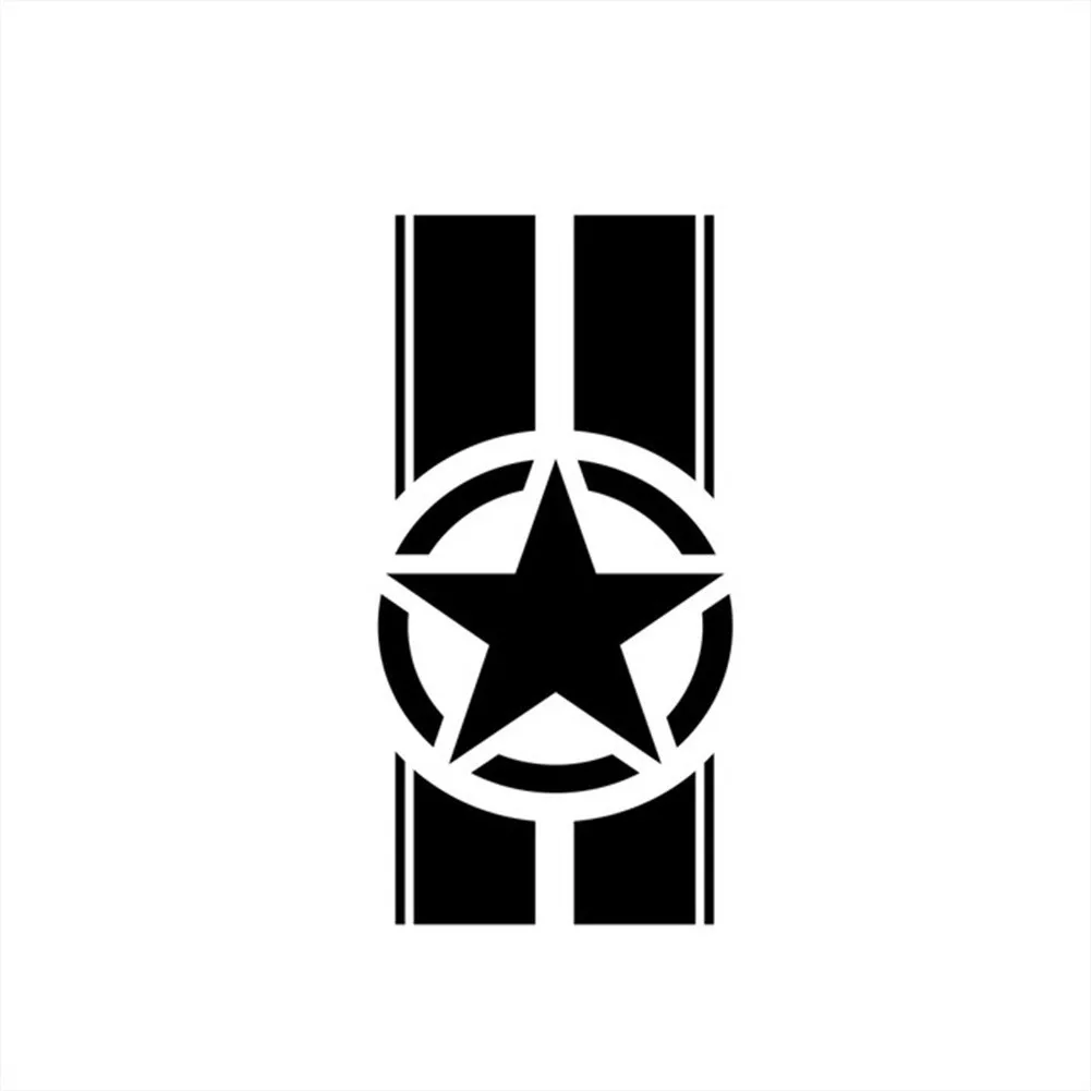 

Автомобильный капот гоночная наклейка с полосой наклейка для Jeep Wrangler TJ LJ JK 45*110 см Светоотражающая водостойкая и устойчивая к высоким темпер...