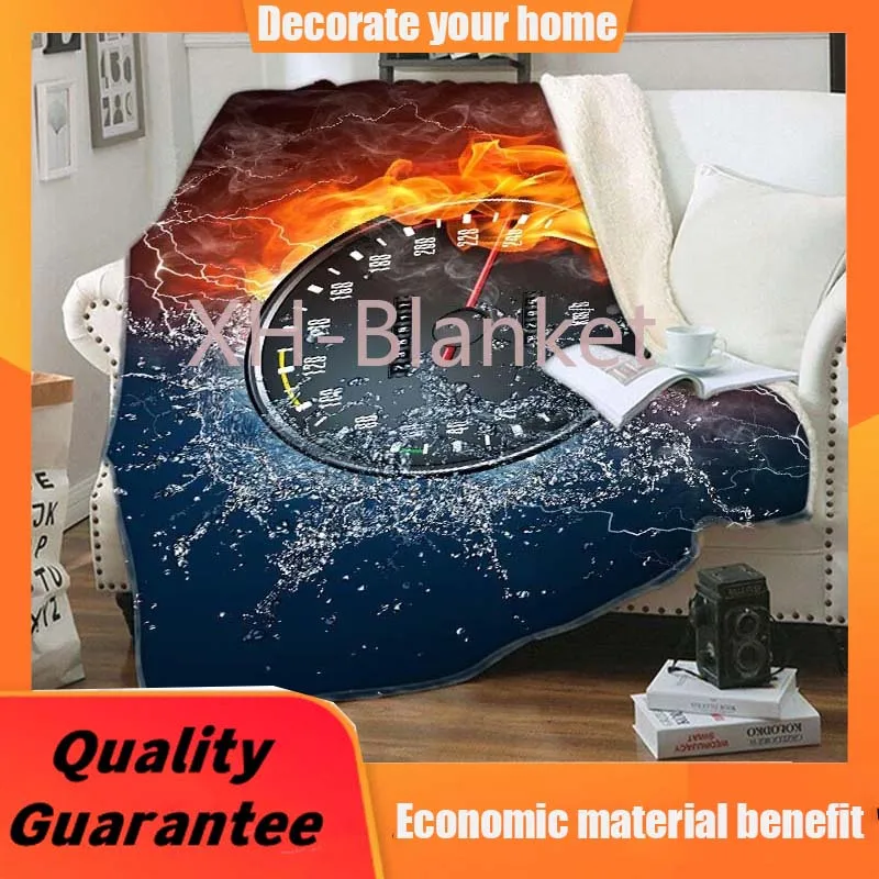 

Car Dashboard Throw Blanket Creative Auto Parts Pattern Home Decoration Sofa Blanket Warm Microfiber Blankets for Bedroom