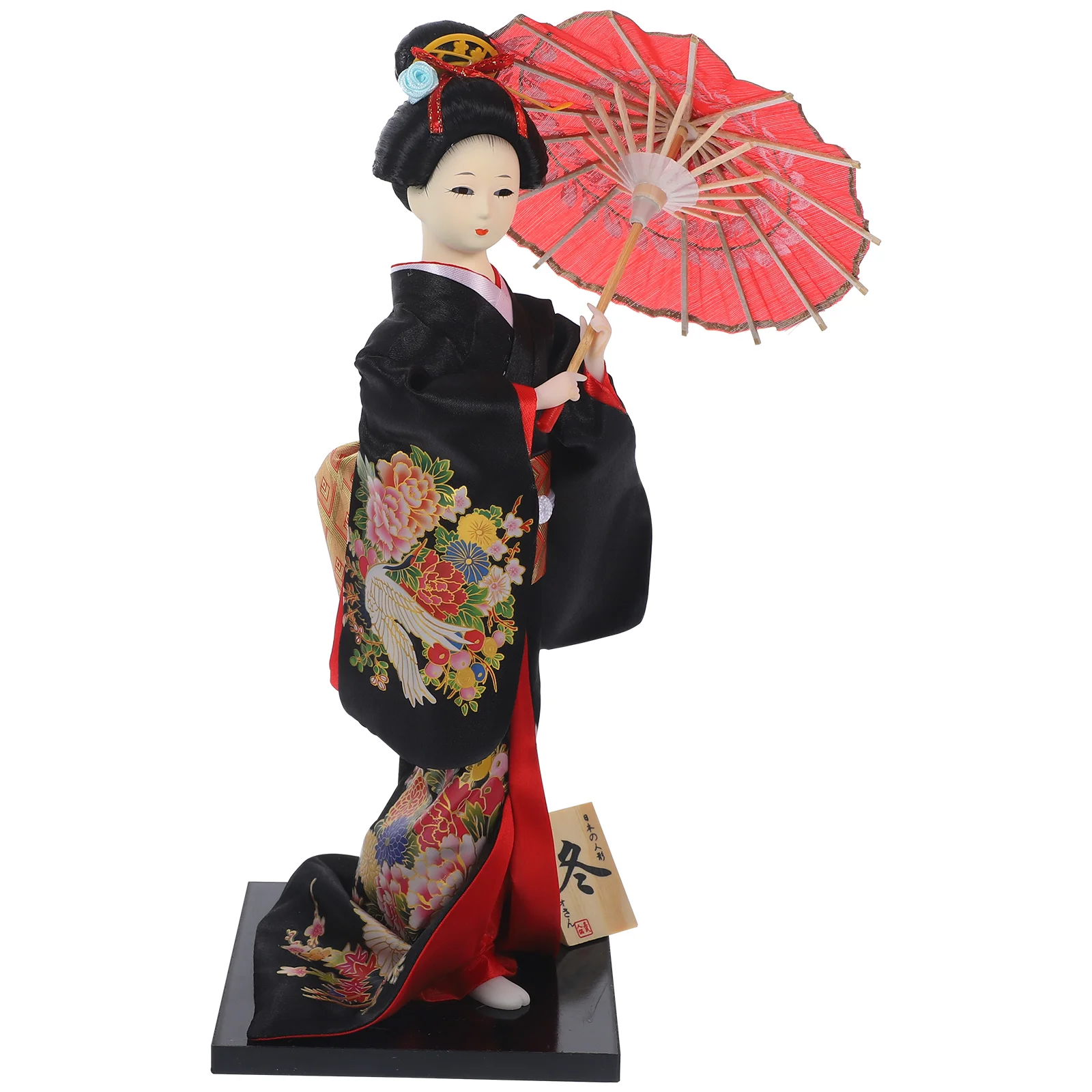 

Japanese Geisha Ornaments Household Decor Kimonos Statuette Party Table Decoration Wood Birthday Decorations
