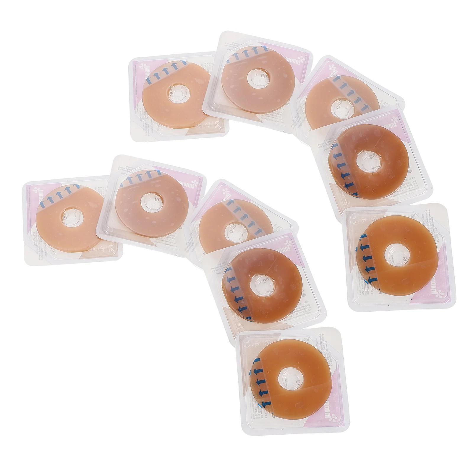 

10Pcs Ostomy Barrier Ring Moldable Ostomy Ring No Leak Barrier Extender