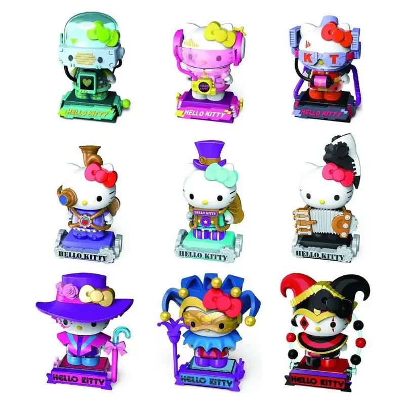 Подлинная Sanrio Hello Kitty Время и космическое путешествие слепая коробка фигурка