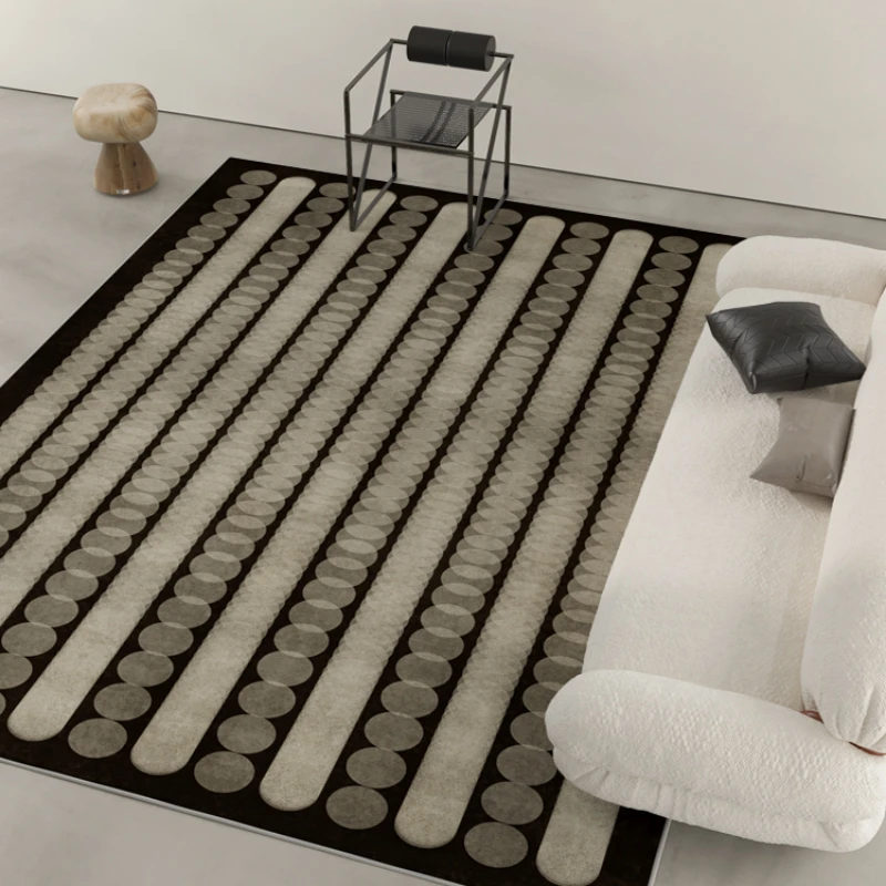 

Ковры для гостиной, домашний декор, ретро, модные, современные, минималистичные, роскошные, современные, абстрактное искусство, мягкие, для с...