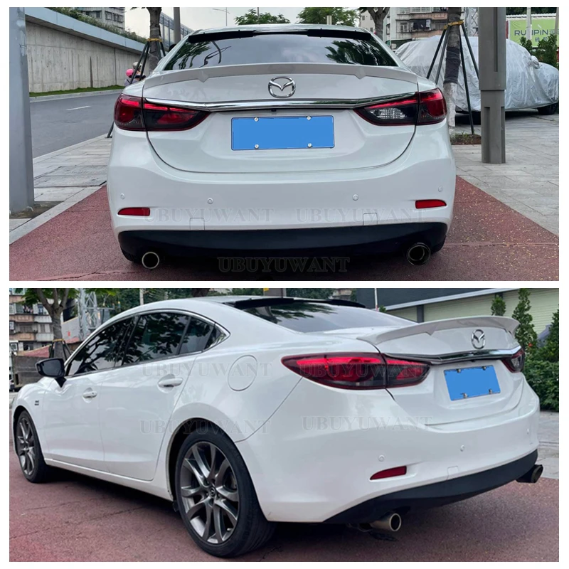 

Спойлер Atenza для Mazda 6 2014-2021, высококачественный спойлер из АБС-пластика для заднего крыла автомобиля, задний спойлер грунтовного цвета для ...