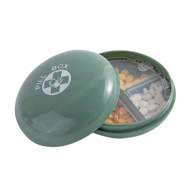 

1pc Mini Plastic Pill Case Macaron Color Tablet Box Holder Portable Storage Tablet Capsule Holder Travel Organizer Dispenser