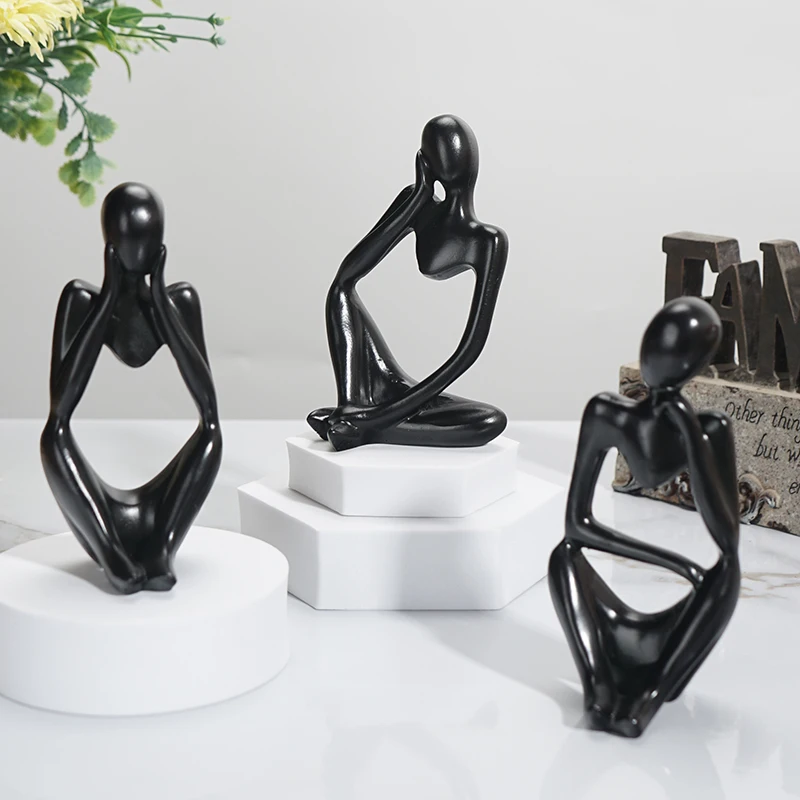 3 шт. статуи из смолы для украшения дома