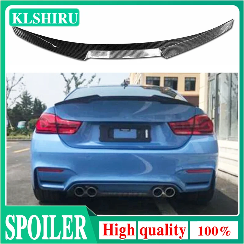 

M4 Style Carbon Fiber Rear Roof Spoiler Trunk Lip Wing For BMW 4 series F36 4-door Sedan 428i 430i 435i 2014 - UP