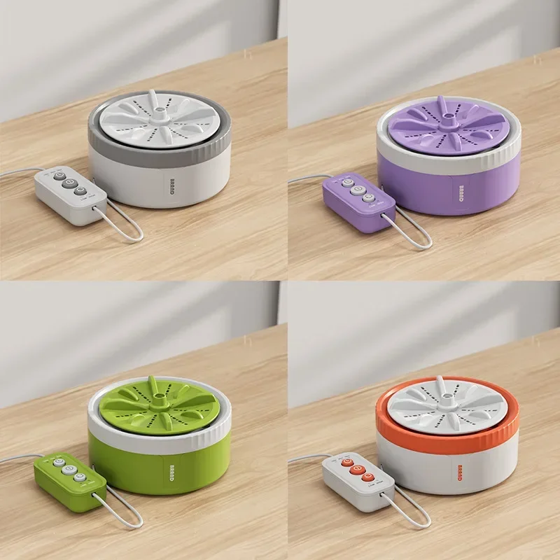 

Portable Washing Machine 3 Speed Timing USB Rotating Turbine Washing Machine Underwear Socks Washing Machine for Travel