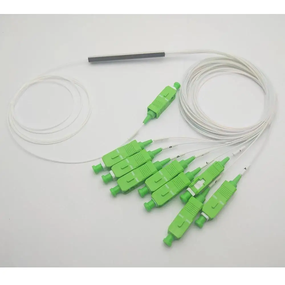 Оптический Сплиттер SC APC 0 9 мм 1X8 FTTH волоконно-оптический сплиттер UPC PLC FBT