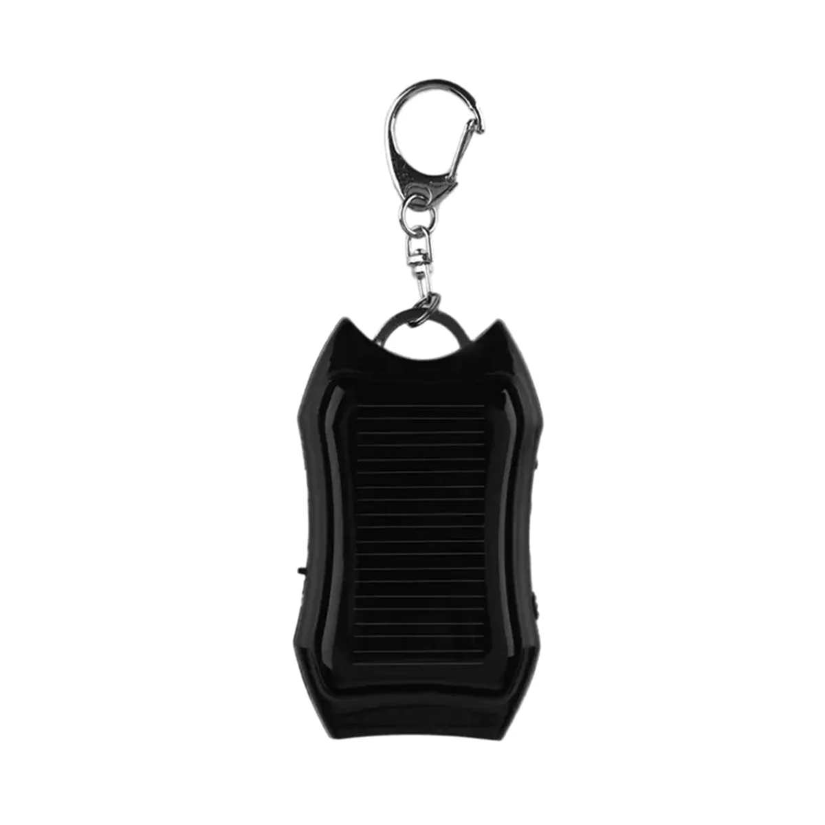 

2 in 1 Solar Powered Flashlight Portable Power Bank Outdoor Climbing Camping Keychain Self Powered LED Light Charger