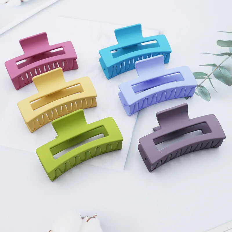 

Women Hair Clip Claws New Solid Frosted Hair Claws Sweet Hairpins Barrette Crab Hair Clips Headwear for Girls Hair Accessories
