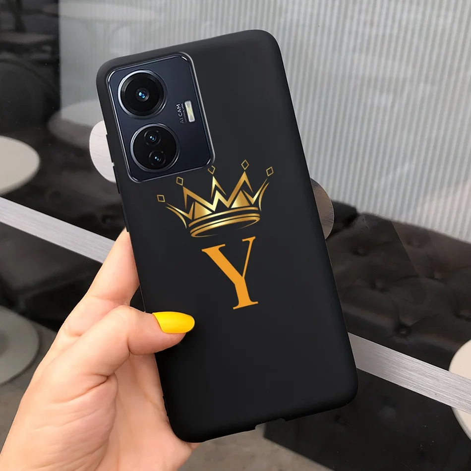 ДЛЯ Vivo Y55 4G 2022 модная Корона оригинальная буква фотосессия для T1 (Snapdragon 680) V2153 IQOO Z6