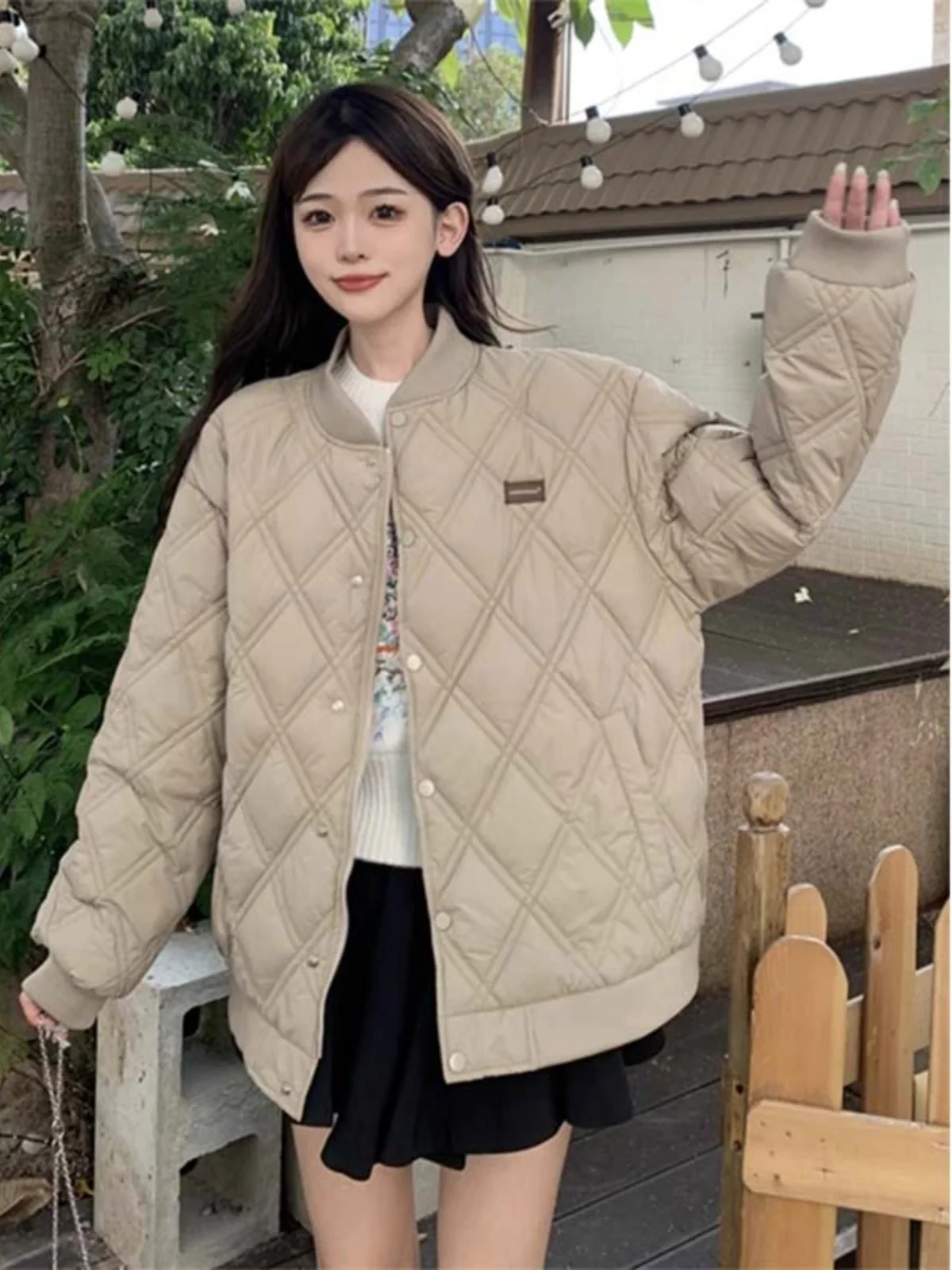 Бейсбольная форма с флисовой подкладкой цвета чая молоком верхняя одежда для