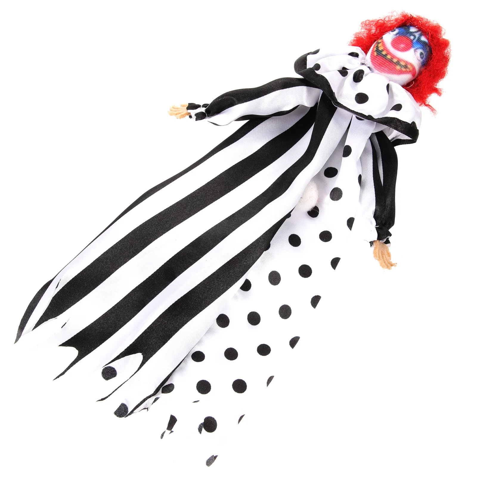 

Hanging Clown Figurine Halloween Scary Clown Pendant Halloween Decoration Horrible Clown Decor