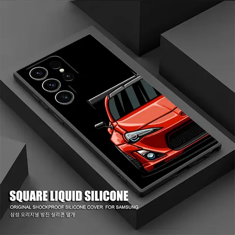 Японский JDM Tokyo Sports Car Anime S25 Ultra Чехол для Samsung Galaxy S25 S24 S23 S20 S21 FE S22 Ultra S10 Plus 5G Мягкий чехол для телефона