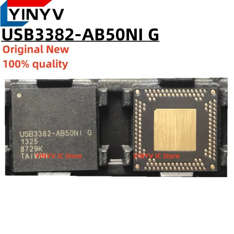 

1-5pcs USB3382-AB50NIG USB3382-AB50NI G USB3382 Two x1-port PCI Express Gen 2.0 to USB 3.0SuperSpeed Peripheral Controller New