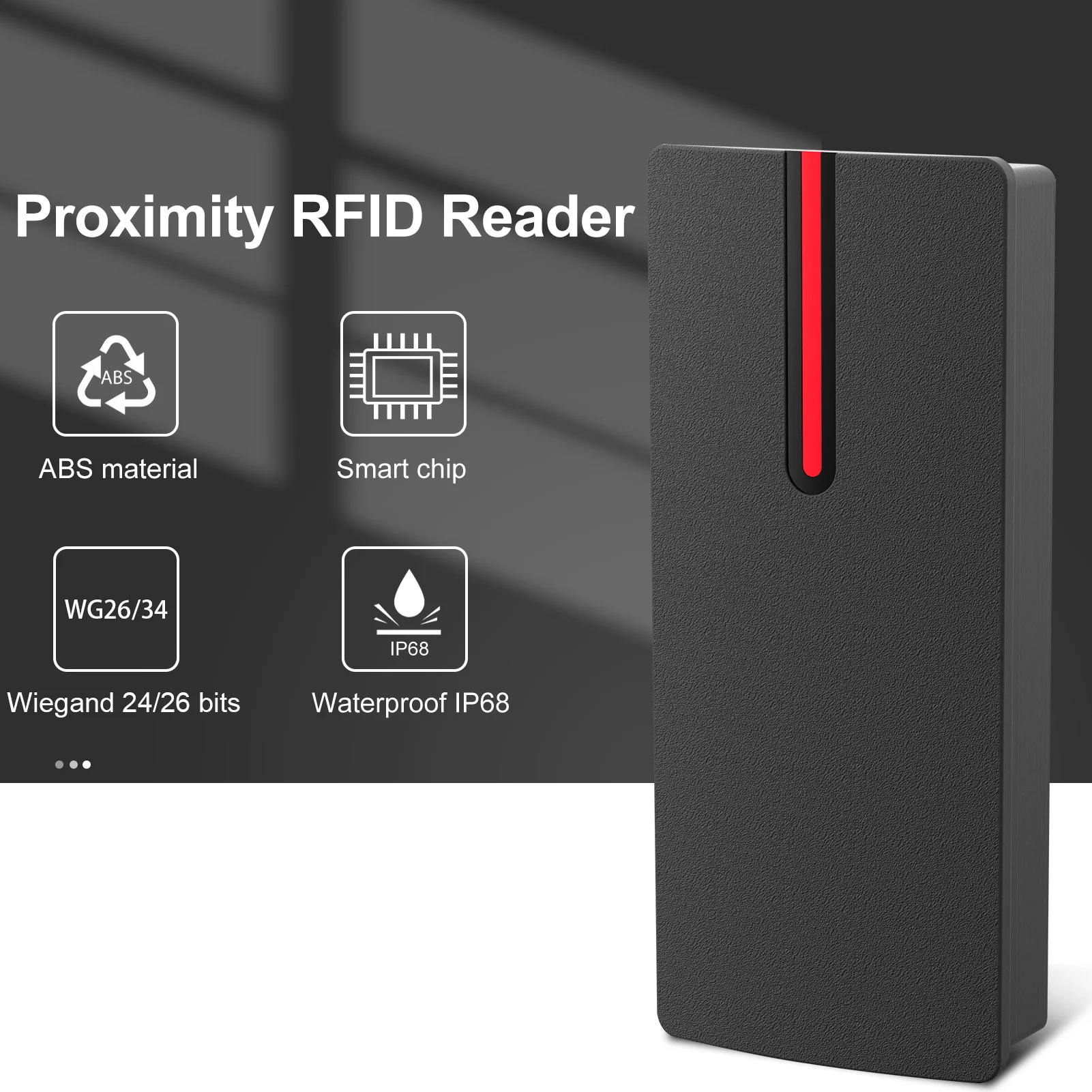 

Устройство чтения карт RFID, IP68, 125 к, EM4100