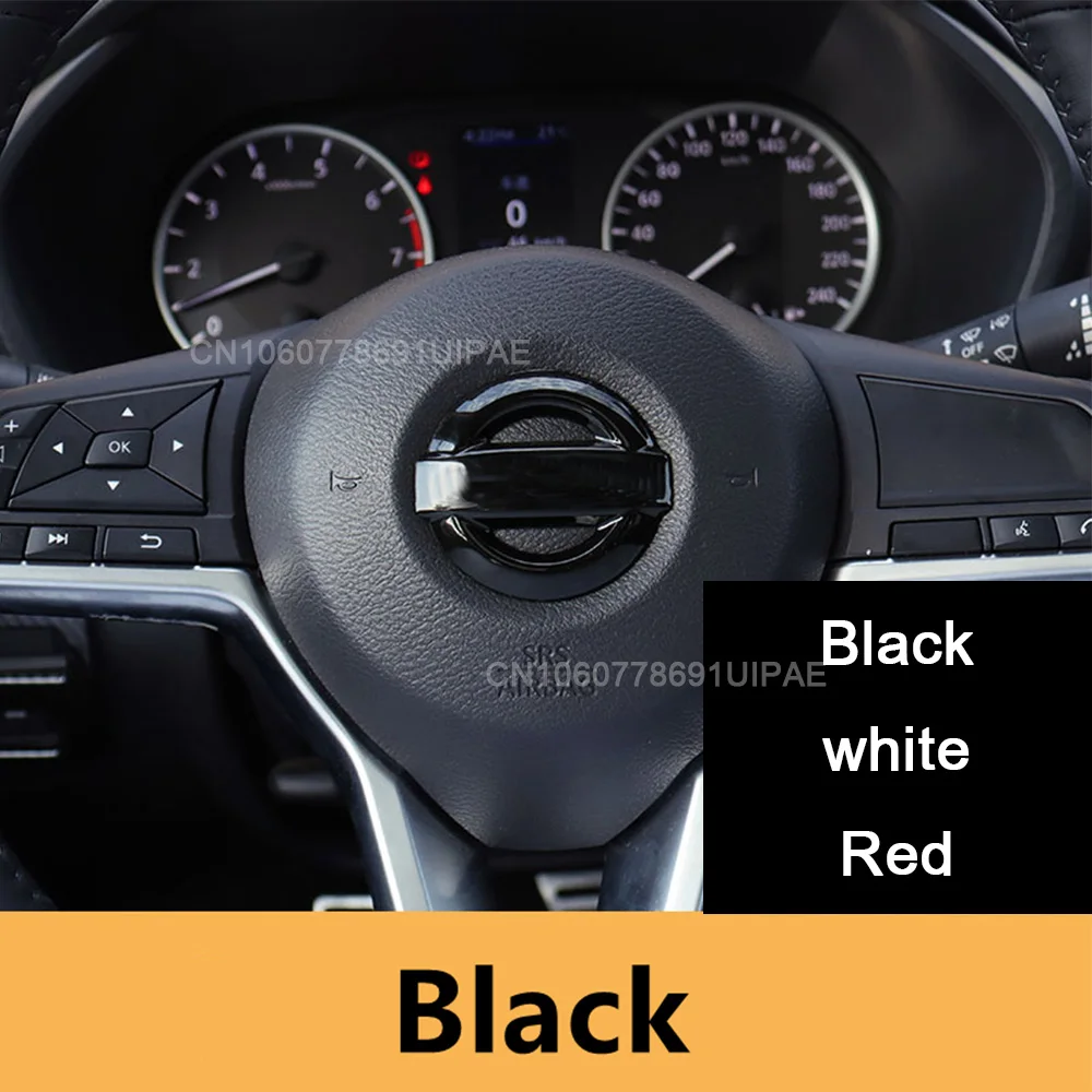 

Car Steering Wheel Emblem ABS Sticker for Nissan Badge Qashqai Altima Juke X-Trail Tiida Sunny Navara Auto Logo Accessories