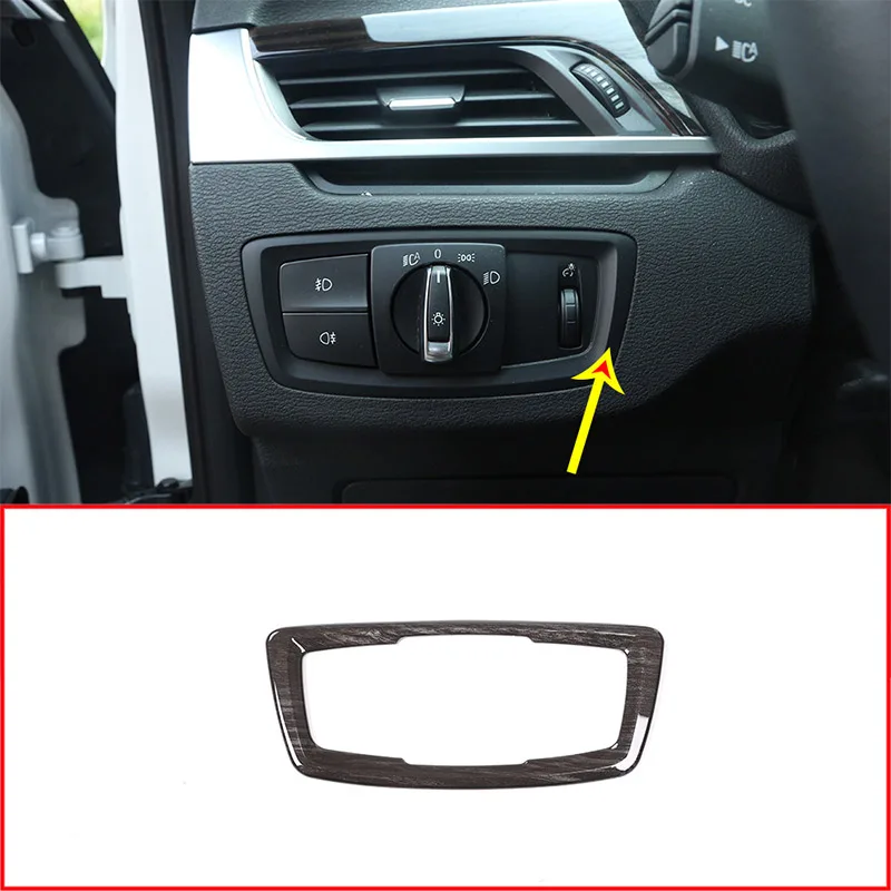 

Налобный фонарь для BMW X1 F48 2016-2019, ABS, под дерево, для BMW X2 F47 2018