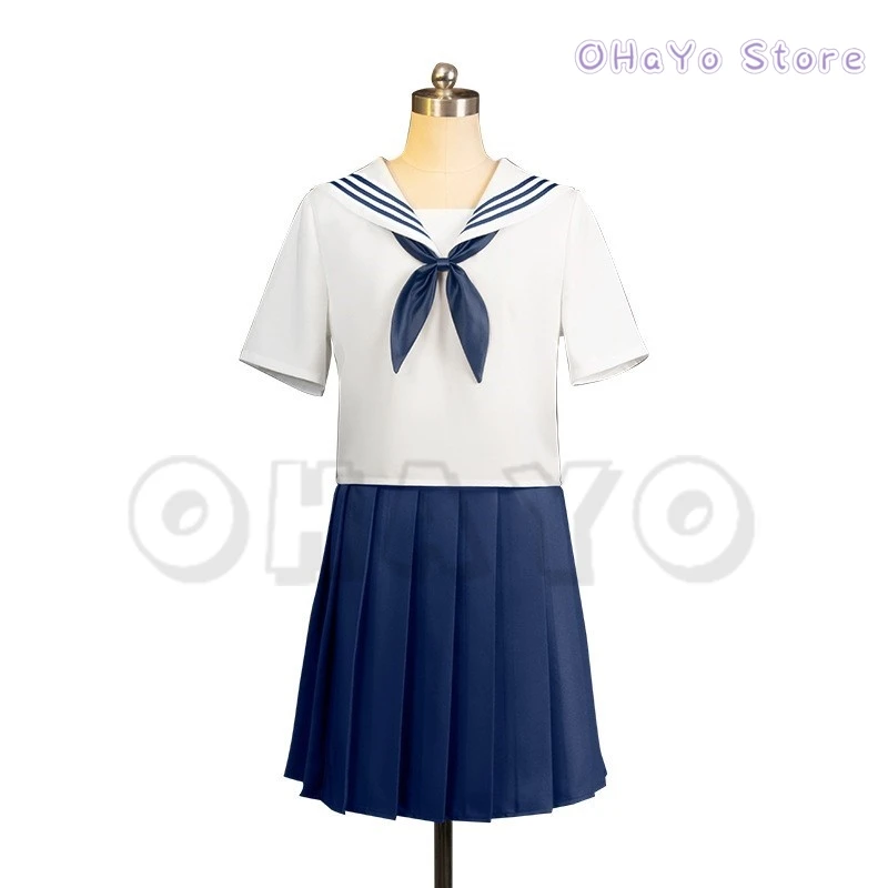 Летний рендеринг Кофунэ Мио Косплей Костюм Парик Аниме Женщины Хэллоуин Девушка