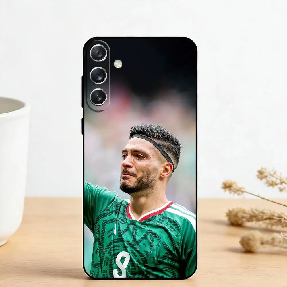Фото Чехол для телефона Mexican Complete 9 R-Raul Jimenez для Samsung Galaxy A73, A72, A71, A70, A53, A52, A51 и других моделей, мягкий черный чехол №3