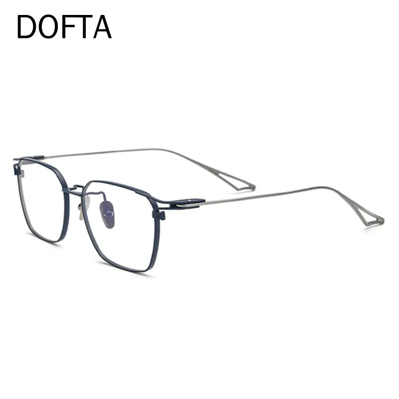 DOFTA Pure Titanium Prescription Glasses Frame Men New Retro Vintage Square  Eyeglasses Women Myopia Optical Eyewear 5918