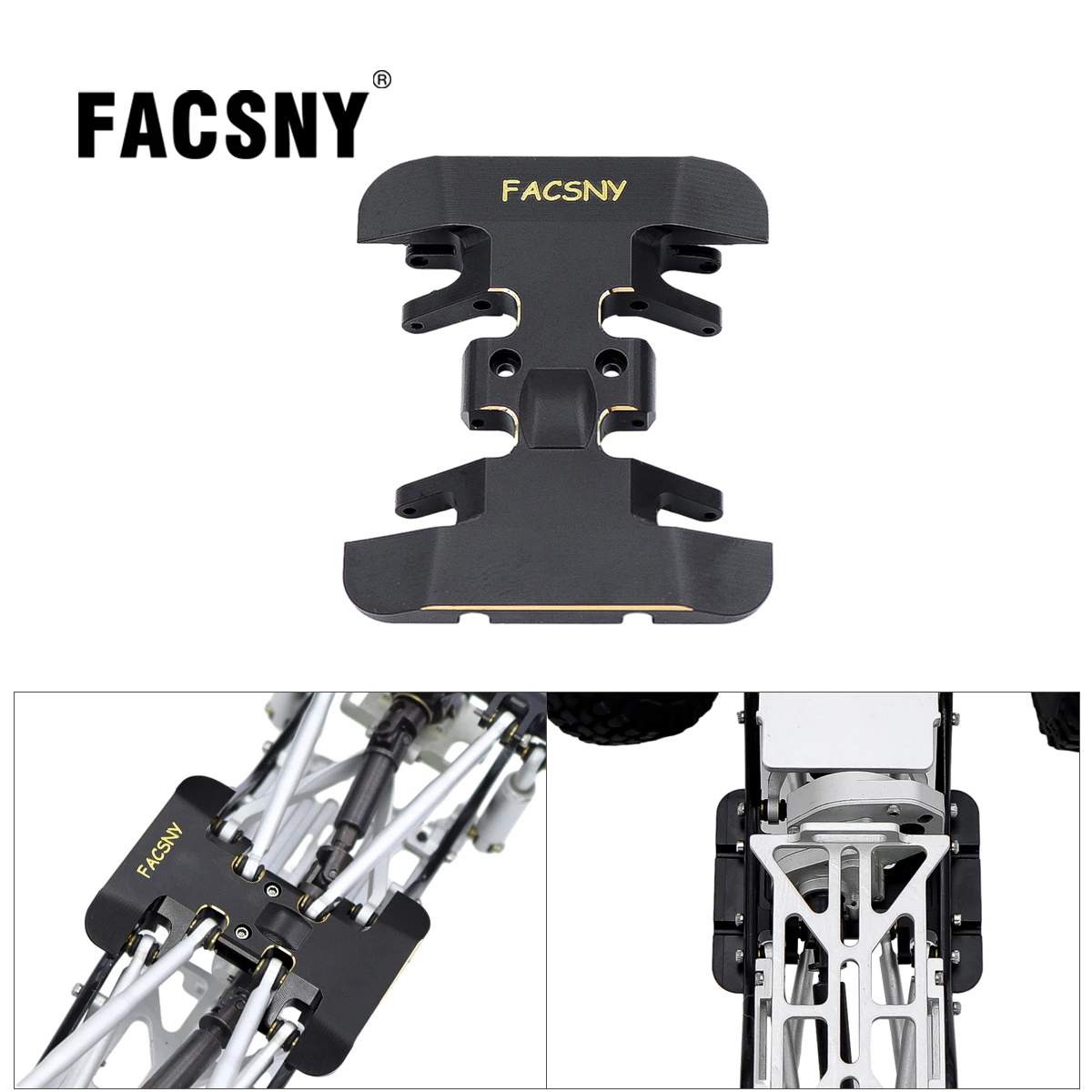 

36 г латунная противоскользящая пластина Нижняя пластина коробки передач для 1/24 осевой SCX24 Гладиатор Бронко C10 JLU мертвой болт противовес на радиоуправлении