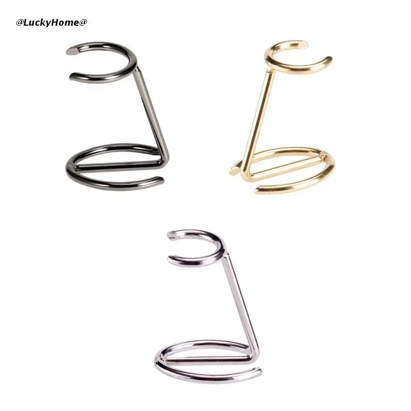 

Men Razor Stand Shaving Brush Storage Holder Alloy Metal Shaver Bracket for Home Bedroom Bathroom Travel Shaver
