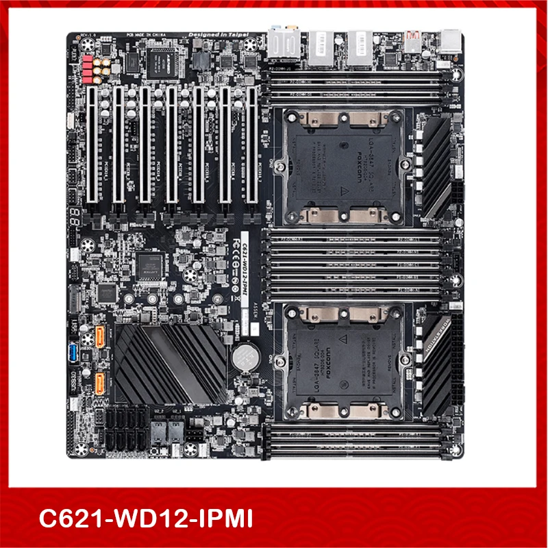 

Original Workstation Motherboard For Gigabyte C621-WD12-IPMI (REV. 1.0) Supports 8124m 8175m 8179m 8275