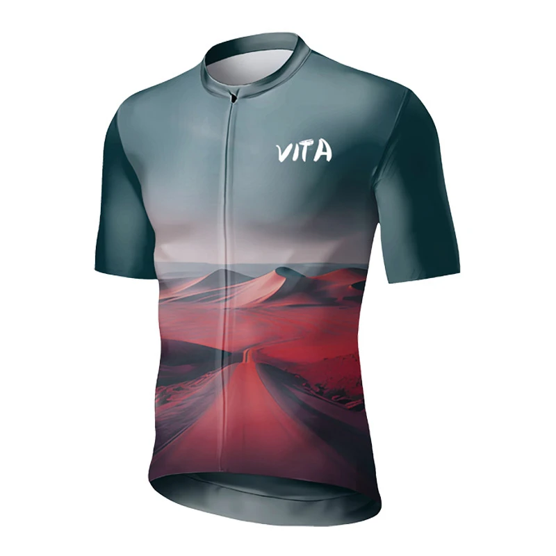 Футболка мужская с коротким рукавом дышащая быстрая рубашка для езды на