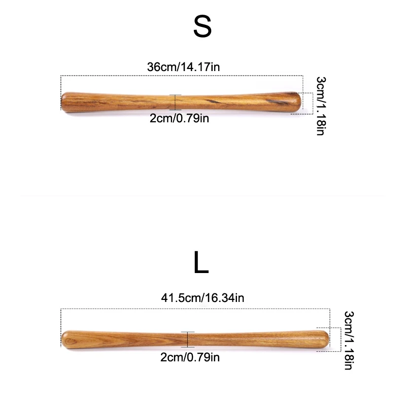 S/L натуральный деревянный акупунктурный массажный молоток-карандаш от целлюлита