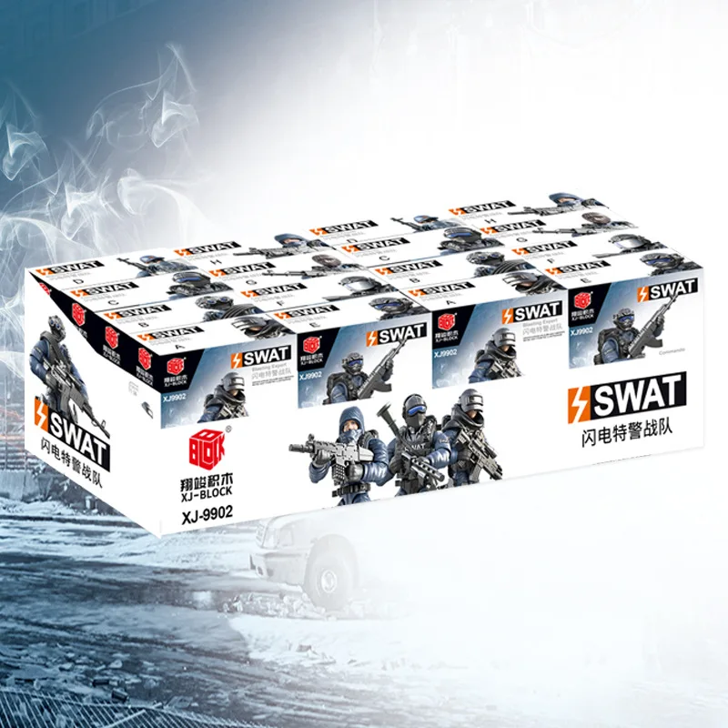 WW2 Eagle Special Forces Военные солдаты SWAT Фигурки спецназа Модель Строительные блоки