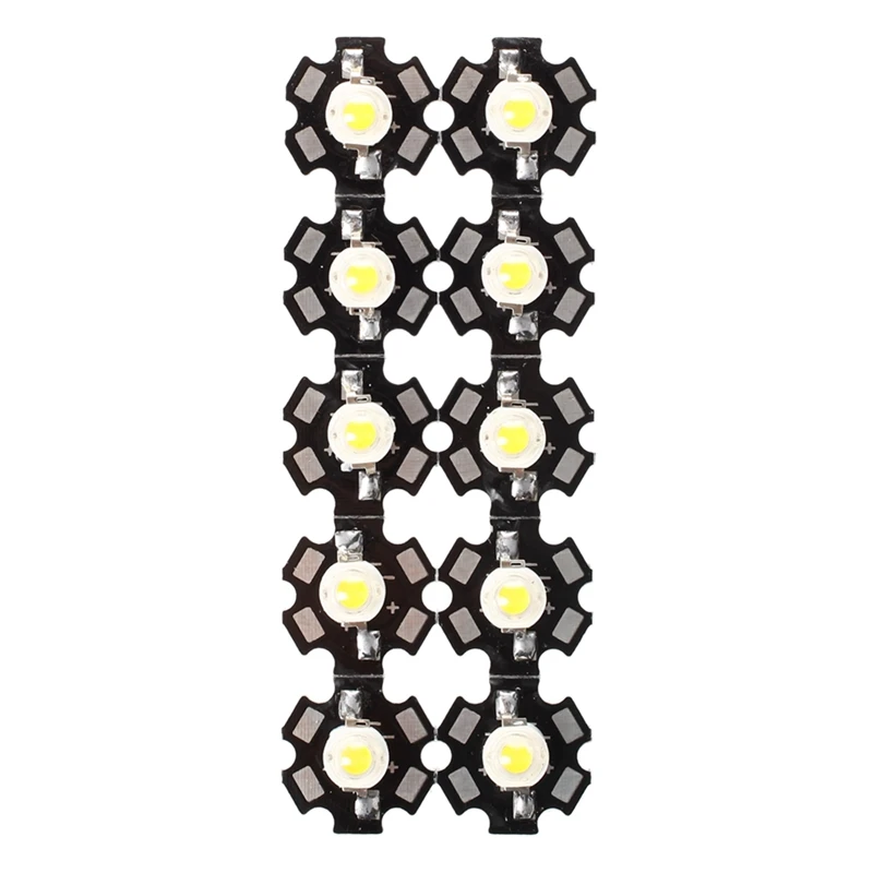 

10 Pieces 3W High Power Warm White LED Light Lamp Bulbs