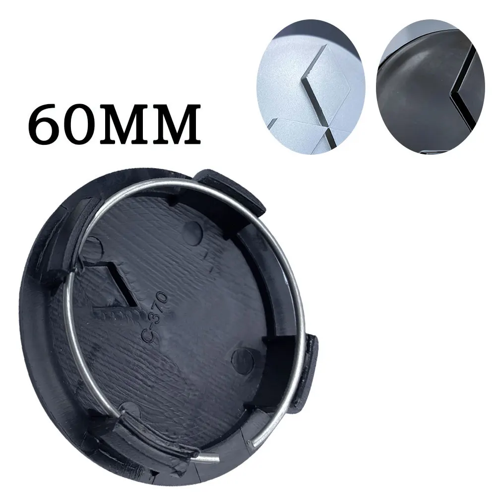 

60pcs 60mm 3D Car Wheel Center Hub Caps Car Wheel Rim Hubcap Badge Covers For Mitsubishi ASX Lancer Pajero Outlander L200 EVO