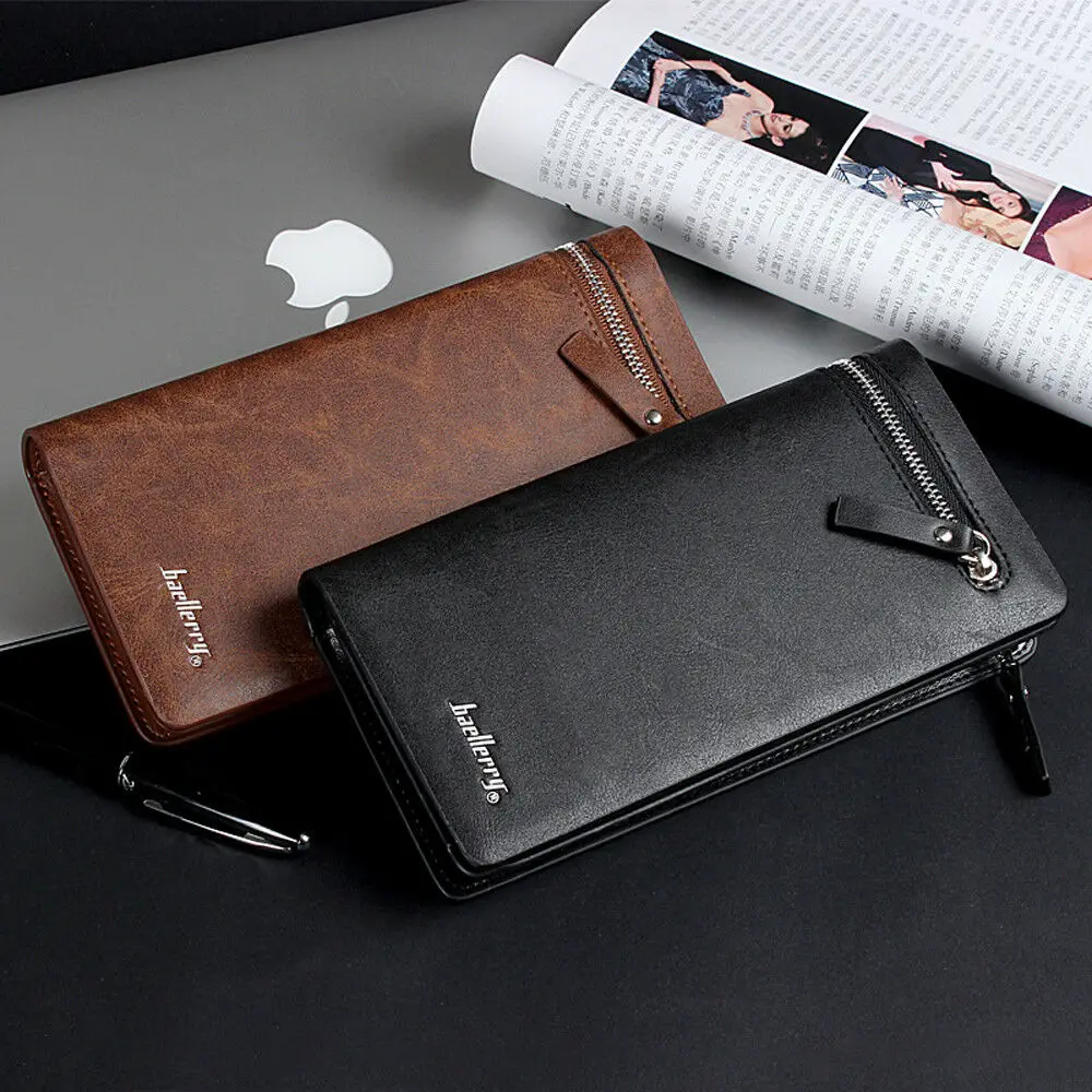 men long wallet clutch bag credit card holder purses carteira masculina carteras billetera hombre pu leather money portfe carte free global shipping