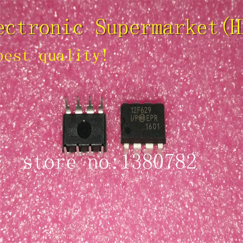 Free Shipping 50pcs/LOT PIC12F629-I/P PIC12F629  DIP-8 New original  IC