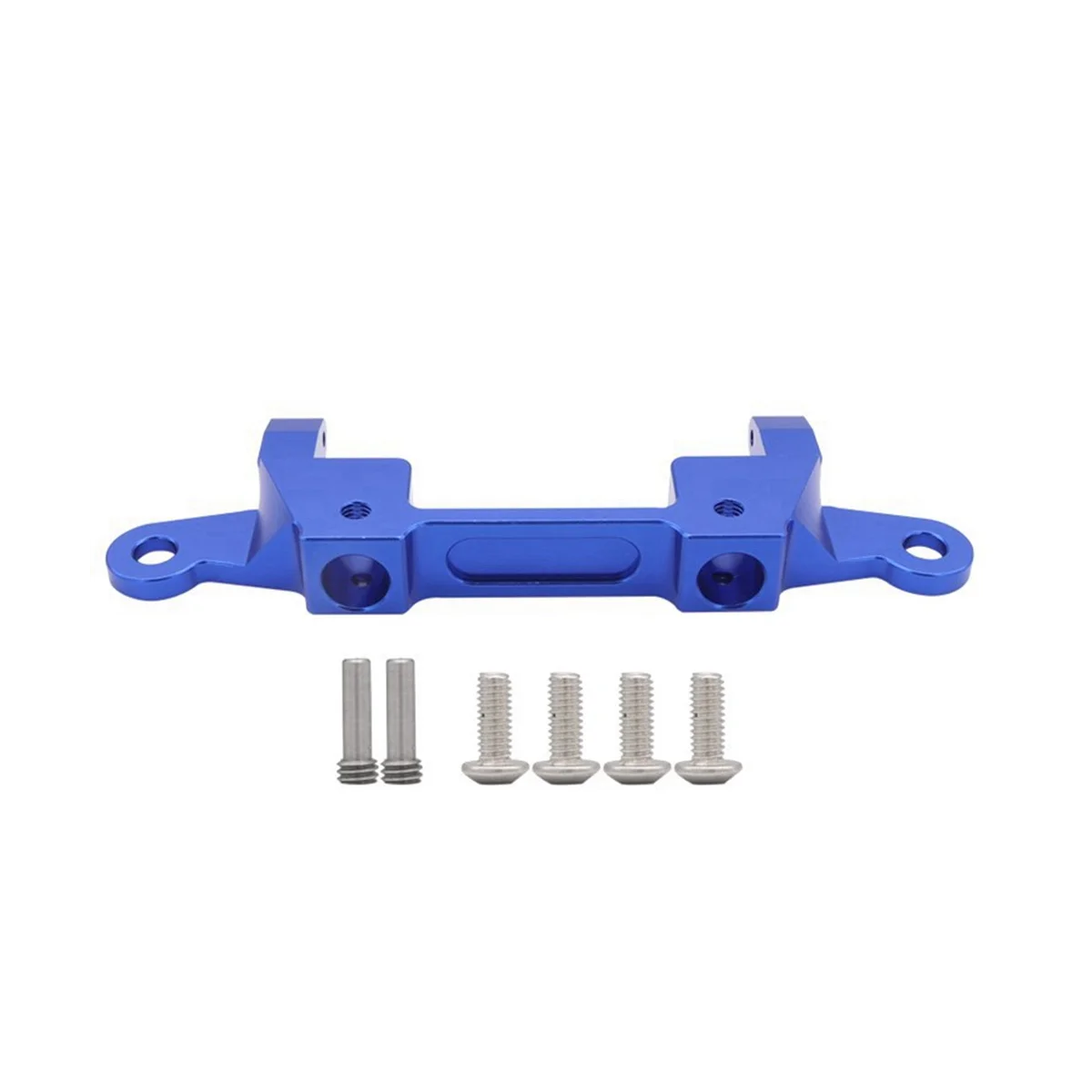 

For AXIAL 1/6 SCX6 JEEP Remote Control Car Parts Metal Upgrade Modified Rear Bumper Bracket,Blue
