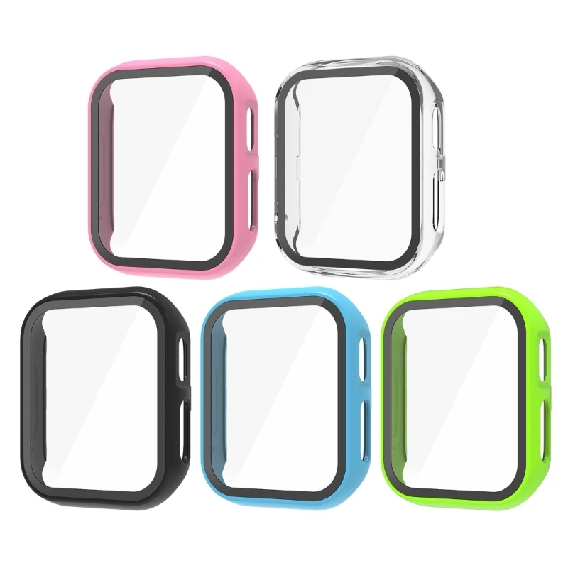 

Tempered Glass Film + Screen Protector Full Coverage Cover Hard Anti-scratch Frame Watch Housing For Xplora X6 Play