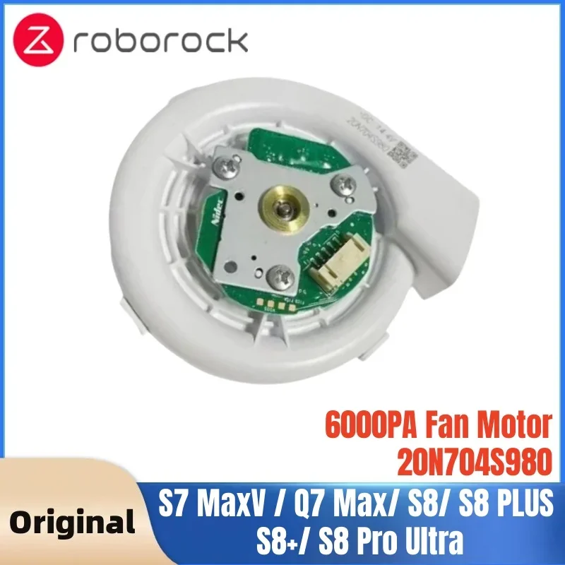 

Оригинальный двигатель вентилятора для пылесоса Roborock S7 MaxV / Q7 Max/ S8/ S8 PLUS/ S8+/ S8 Pro Ultra 6000Pa 20N704S980, детали пылесоса