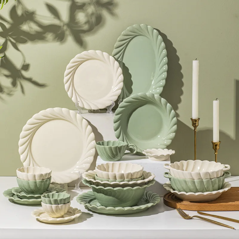 Dinnerware Serving Kitchen Dessert Plate Dish Tableware Off 