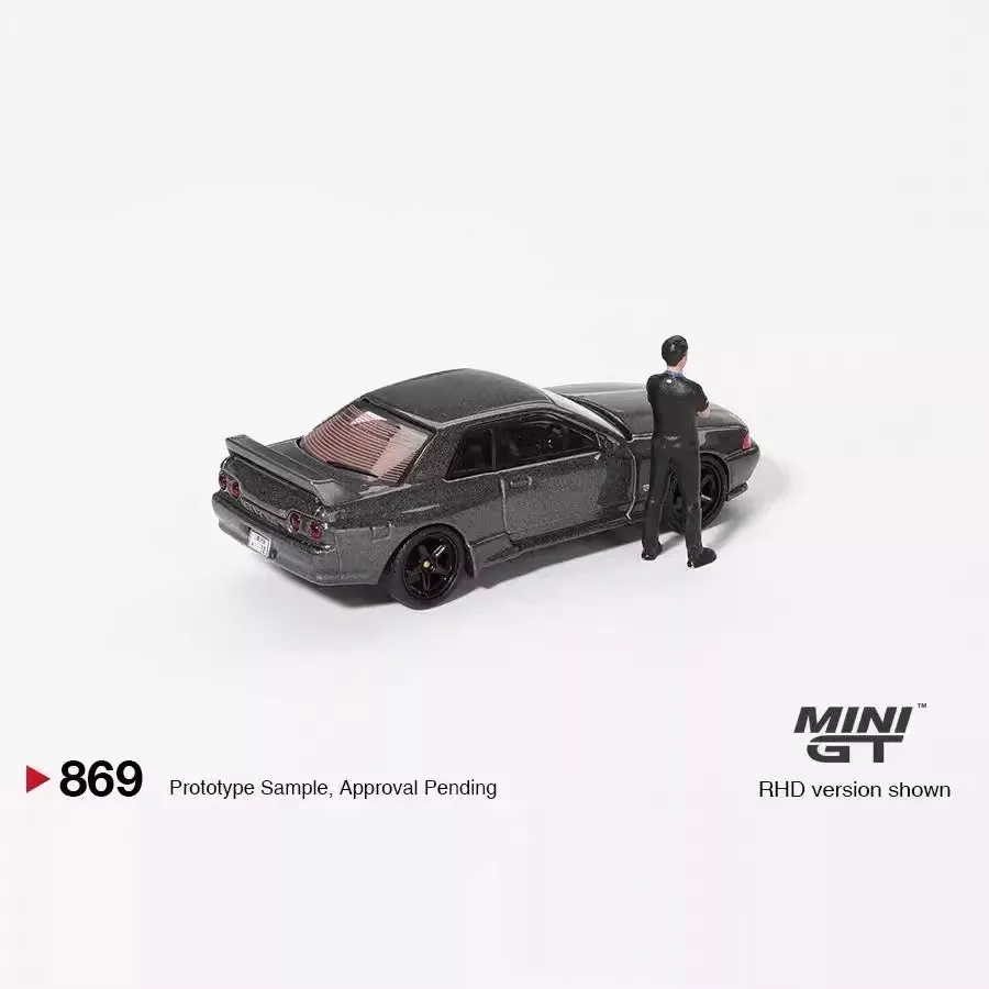 Фото MINIGT TSM 1:64 Подарки для подростков: Коллекционная модель автомобиля 869 Skyline R32 из литого металла №1