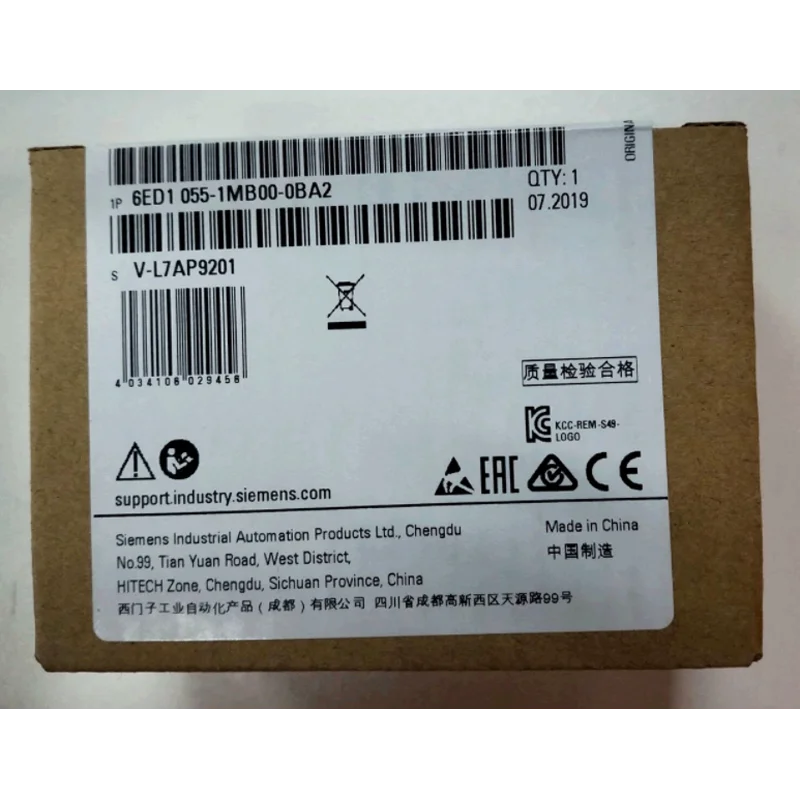 ОДИН новый оригинальный модуль ПЛК 6ED1055-1MB00-0BA2 6ED1 055-1MB00-0BA2