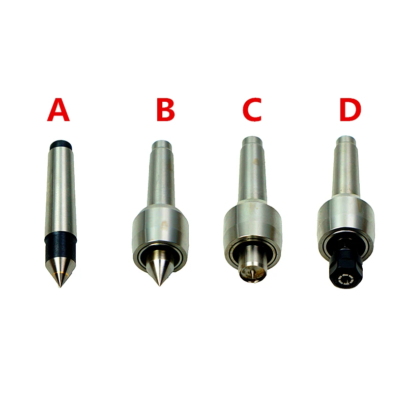 

CNC Tailstock Accessories Steel MT2 Lathe Live Center for Activity Tailstock Revolving Milling Center Taper Machine Accessories