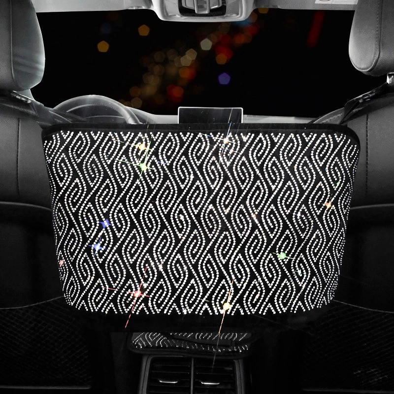 

Сумка-Органайзер для хранения вещей в автомобиле, с кристаллами