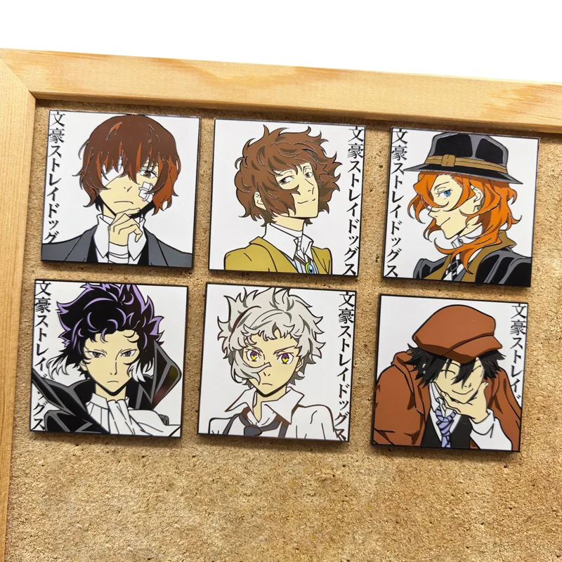 Фото Значки и броши по аниме Bungo Stray Dogs с Накадзимой Ацуши, подвески, манга-значки для сумок, рюкзаков, одежды, лацканов, ACG, косплей, игрушки, декор №1