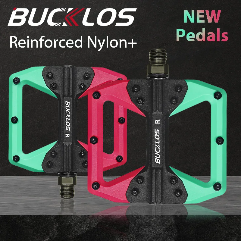 Педали BUCKLOS на плоской платформе для горного велосипеда 9/16 дюйма с герметичными