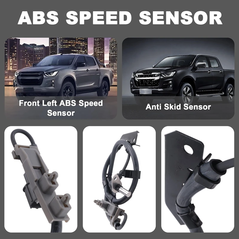 Новый передний левый датчик скорости ABS противоскользящий FL для Isuzu D-Max/Rodeo