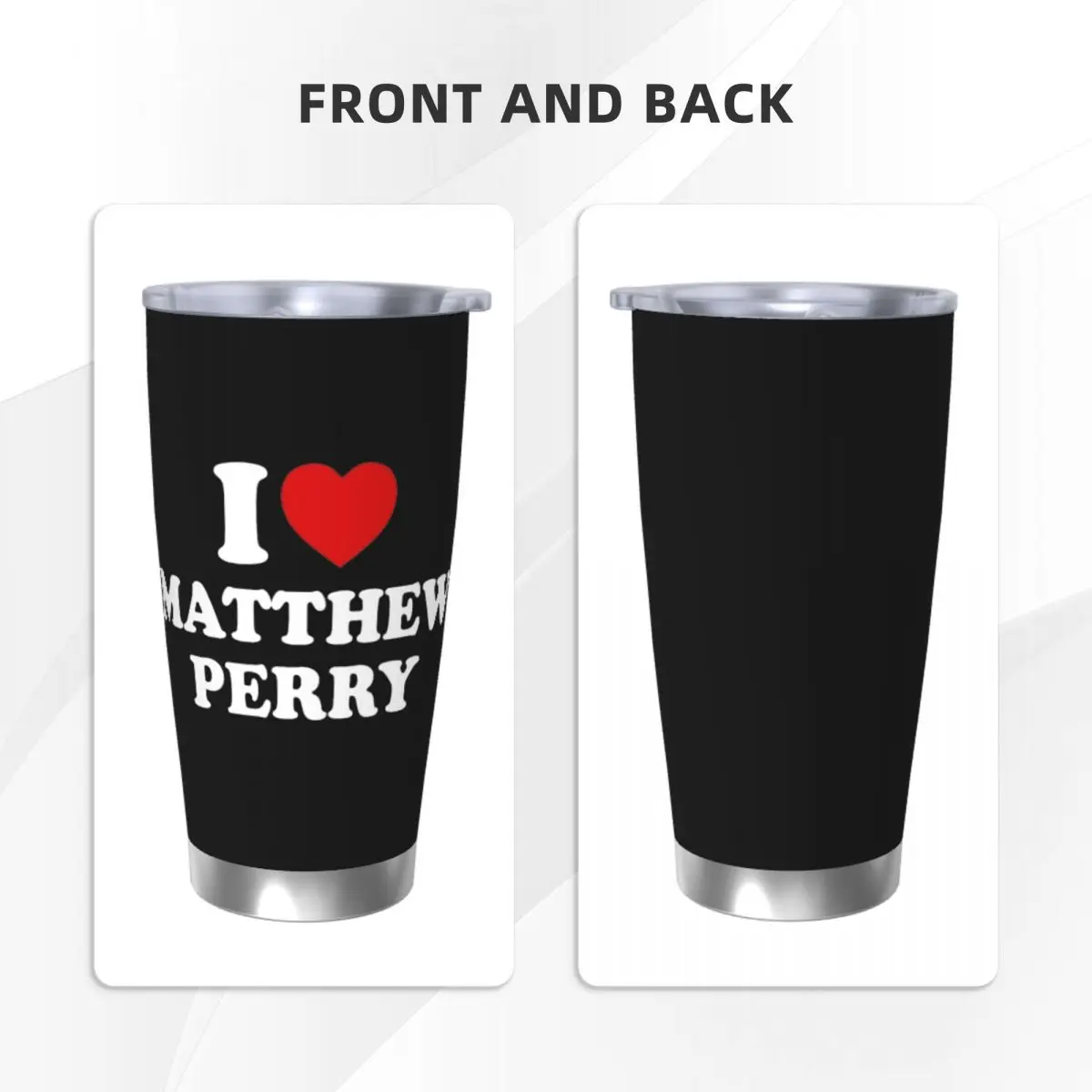 Я люблю Мэтью Перри стакан вакуумная Изолированная Термокружка с крышкой