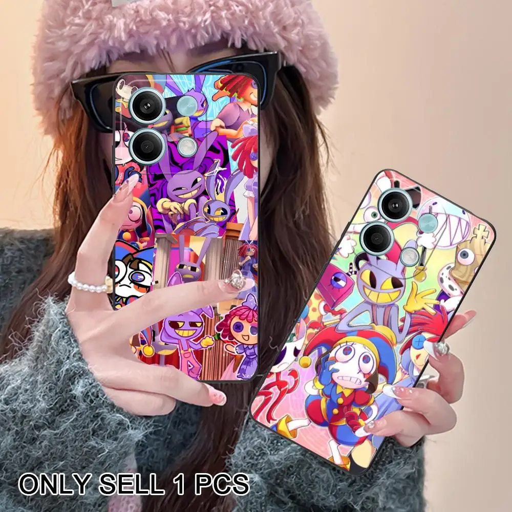 Фото Удивительный чехол для телефона с цирковым дизайном для Xiaomi Redmi Note 15 14 13 12 11 S Pro Plus 4G 5G, мягкий противоударный чехол из ТПУ №3