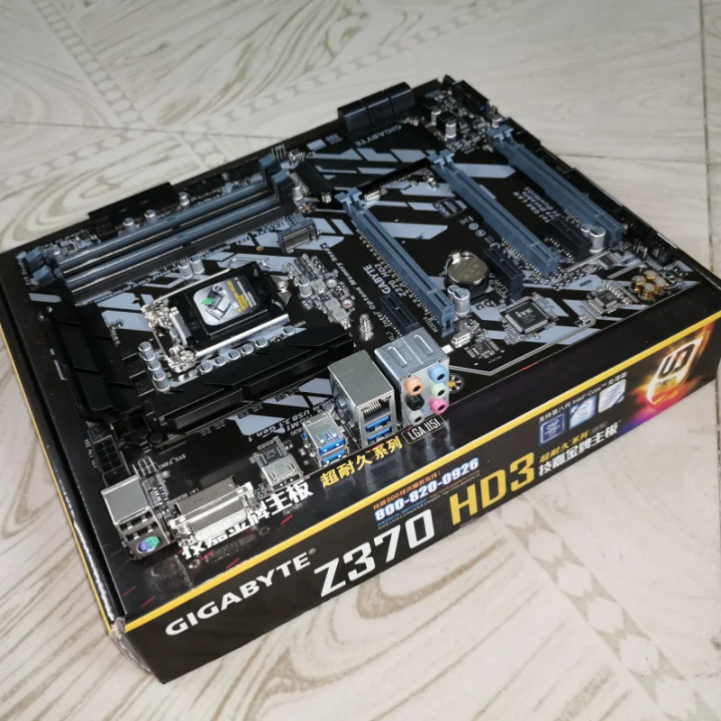 

Настольный компьютер Z370 HD3 Z370 1151, роскошная материнская плата DDR4, память